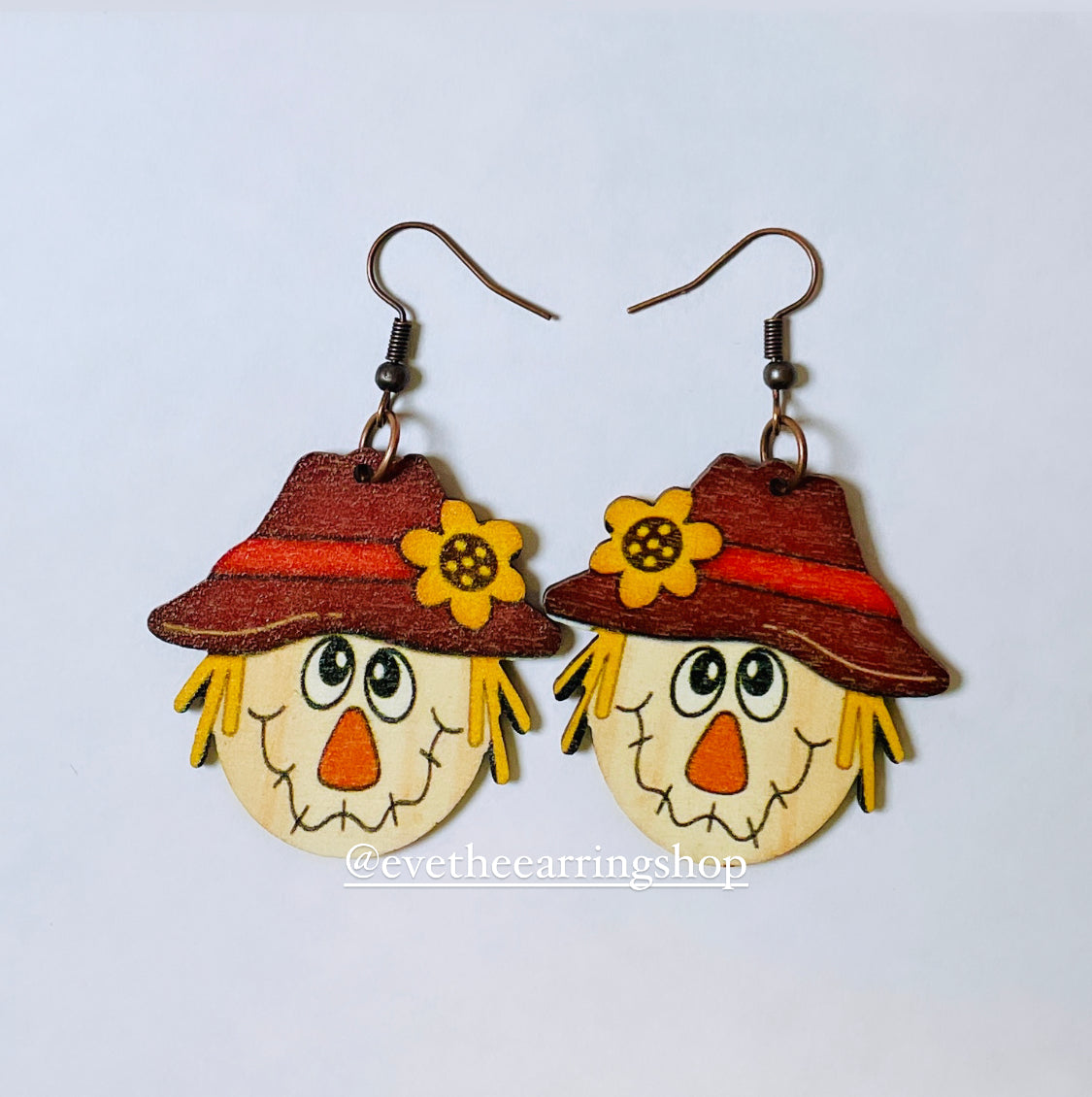 Festive Fall Scarecrow Earrings