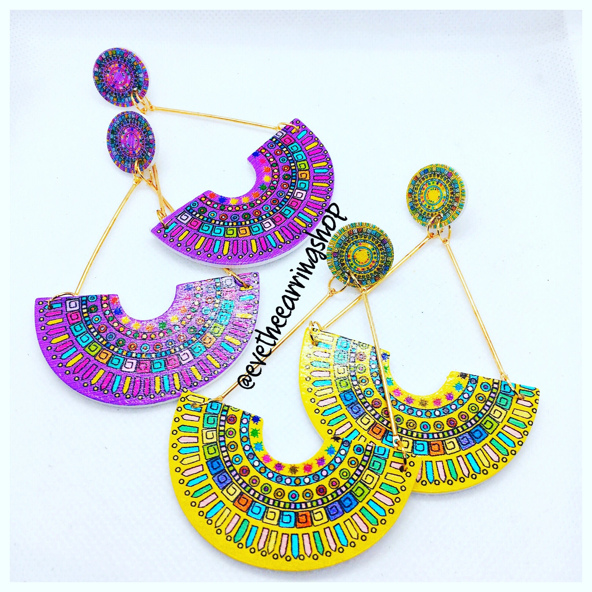 Assorted Colors Dangle Earrings