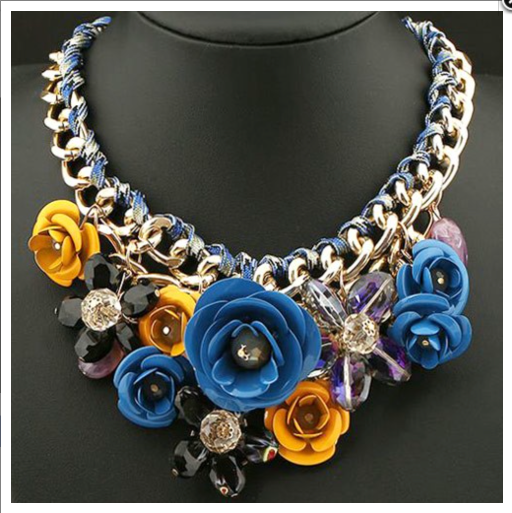 Blue neck best sale piece