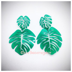 "CAROLINE" Leaf Earrings