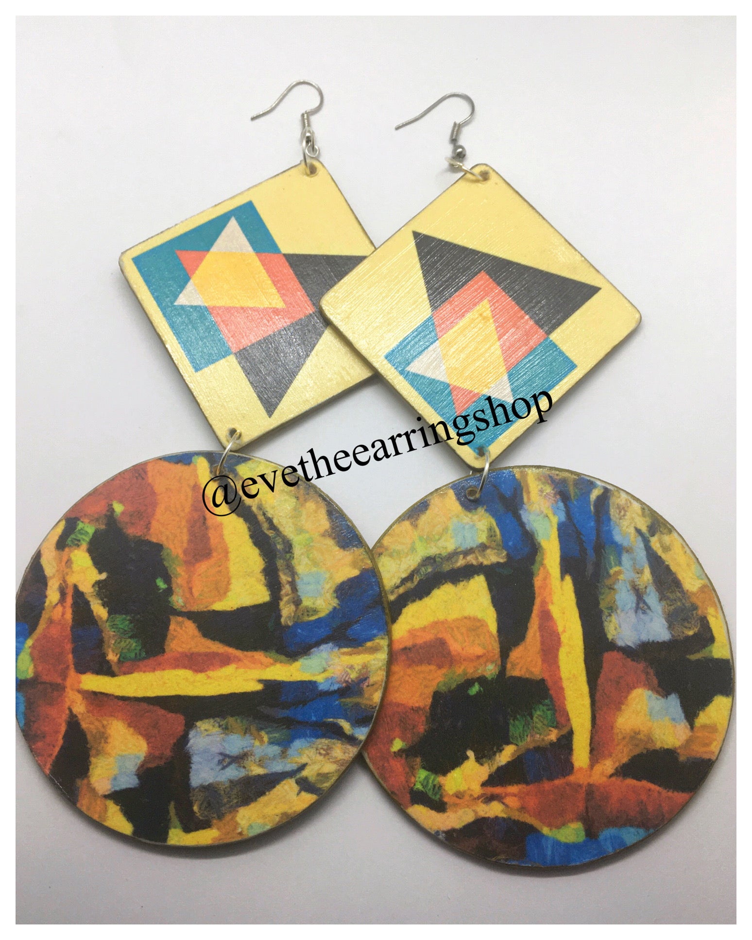 "African Princess" Handcrafted Earrings