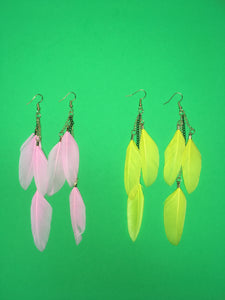 Flirty Feather Earrings (EVE:The Earring Shop)