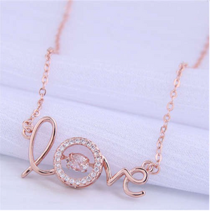 Rose Gold LOVE necklace