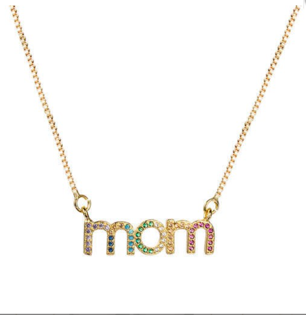 High Fashion Women's Golden Mom Necklace