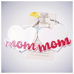 Mothers Day earrings. Earrings for Moms. Mommy Life. New Mom life. Mom. Mommy . Mum.